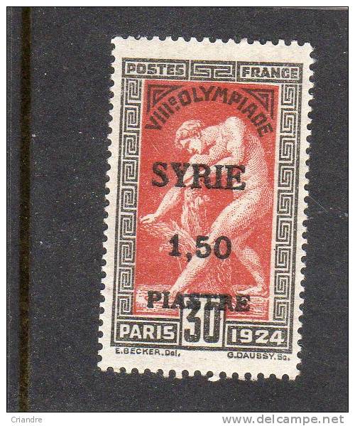 Syrie:année 1924 (timbre De France De 1924 Surchargé)N° 124 - Other & Unclassified