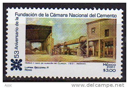 Cimenterie De Clinker. Vue En  1931.  Un T-p ** Du Mexique De 2001. PRIX REDUIT! - Mexico