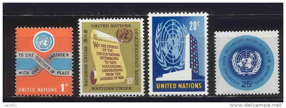 UN New York 1965 Michel 156-159, MNH - Neufs