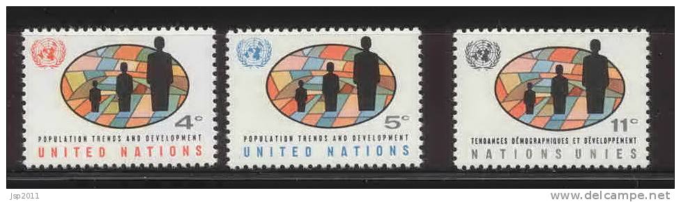 UN New York 1965 Michel 160-161, MNH - Unused Stamps