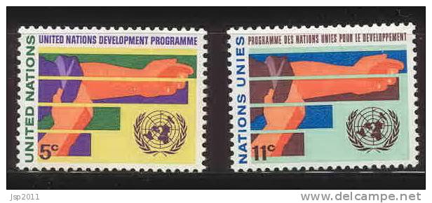 UN New York 1967 Michel 174-175, MNH - Unused Stamps