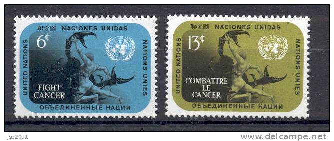 UN New York 1970 Michel 224-225, MNH** - Neufs