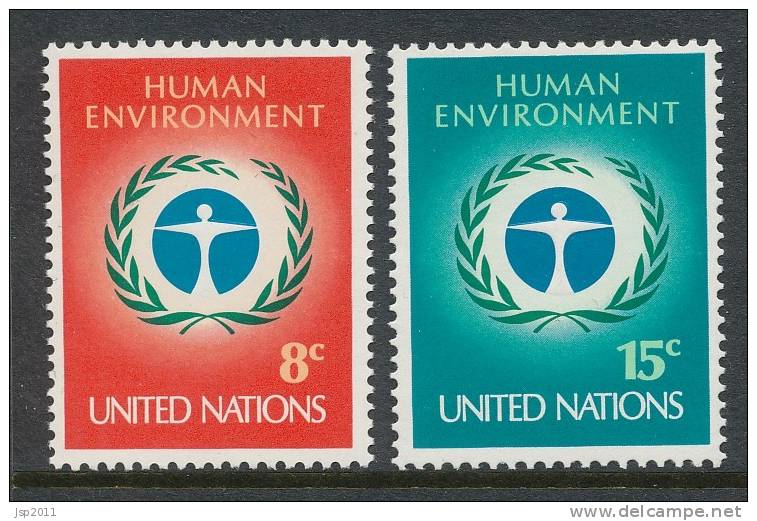 UN New York 1972 Michel 249-250, MNH** - Neufs