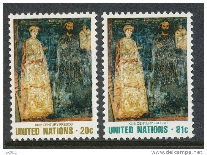 UN New York 1981 Michel 369-370, MNH** - Unused Stamps