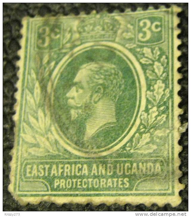 East Africa And Uganda 1912 King George V 3c - Used - Protectorats D'Afrique Orientale Et D'Ouganda