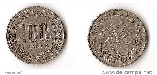 CAMEROUN  100  FRANCS  1971 - Cameroun