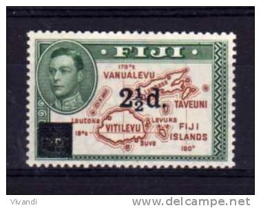 Fiji - 1941 - Surcharged Definitive - MH - Fiji (...-1970)