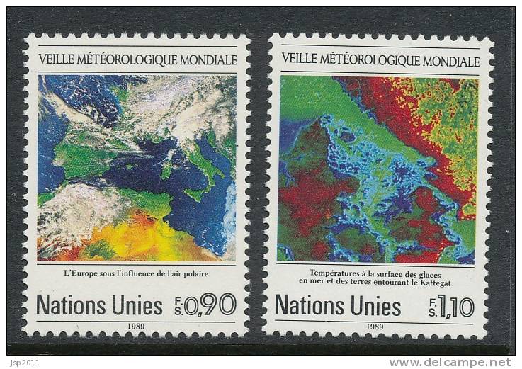 UN Geneva 1989 Michel # 176-177, MNH - Neufs