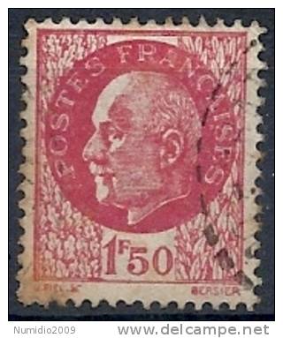 1941-42 FRANCIA USATO MARESCIALLO PETAIN 1,50 F - FR555-2 - 1941-42 Pétain