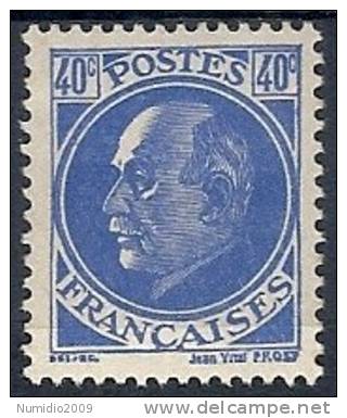 1941-42 FRANCIA MARESCIALLO PETAIN 40 CENT MH * - FR557 - 1941-42 Pétain