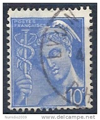 1942 FRANCIA USATO MERCURIO 10 CENT - FR559 - 1938-42 Mercure