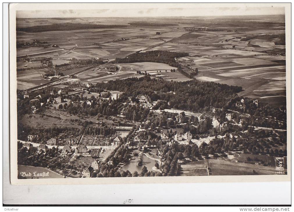 Bad Lausick, Luftbild, Um 1936 - Bad Lausick