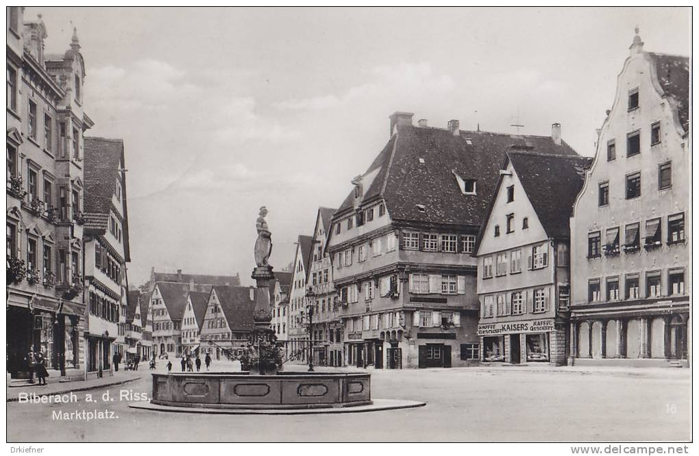 Biberach An Der Riss, Marktplatz, Um 1935 - Biberach