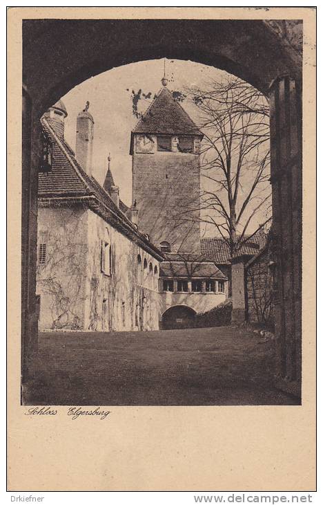 Bad Elgersburg, Schloss, Unterer Hof Mit Ritterflügel, Um 1915 - Elgersburg