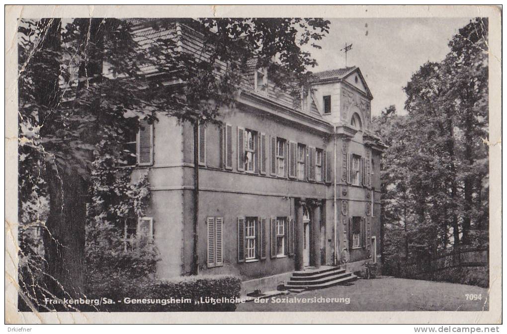 Frankenberg Sa., Genesungsheim "Lützelhöhe", Um 1953 - Frankenberg