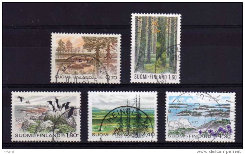 Finland - 1981/97 - National Parks - Used - Used Stamps