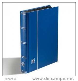 Classeur DIN A4, 32 Pages Noires, Couverture Non Ouatinée Soit 16 Pages Doubles Leuchturm - Grand Format, Fond Noir