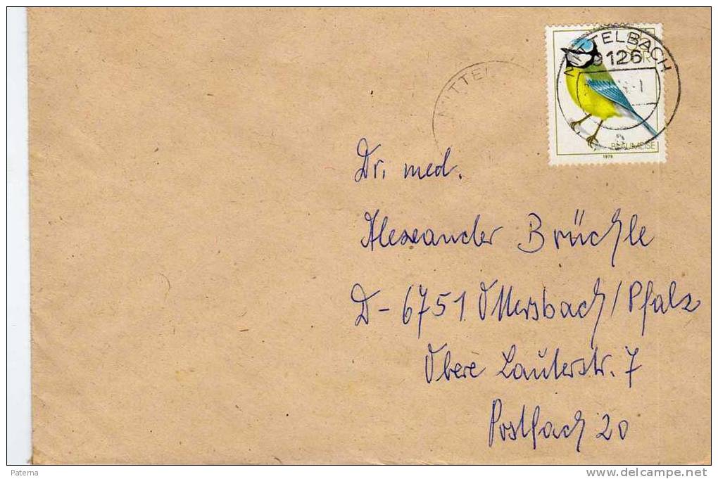 Carta Mittelbach Alemania DDR, Pájaro, Ave, - Brieven En Documenten