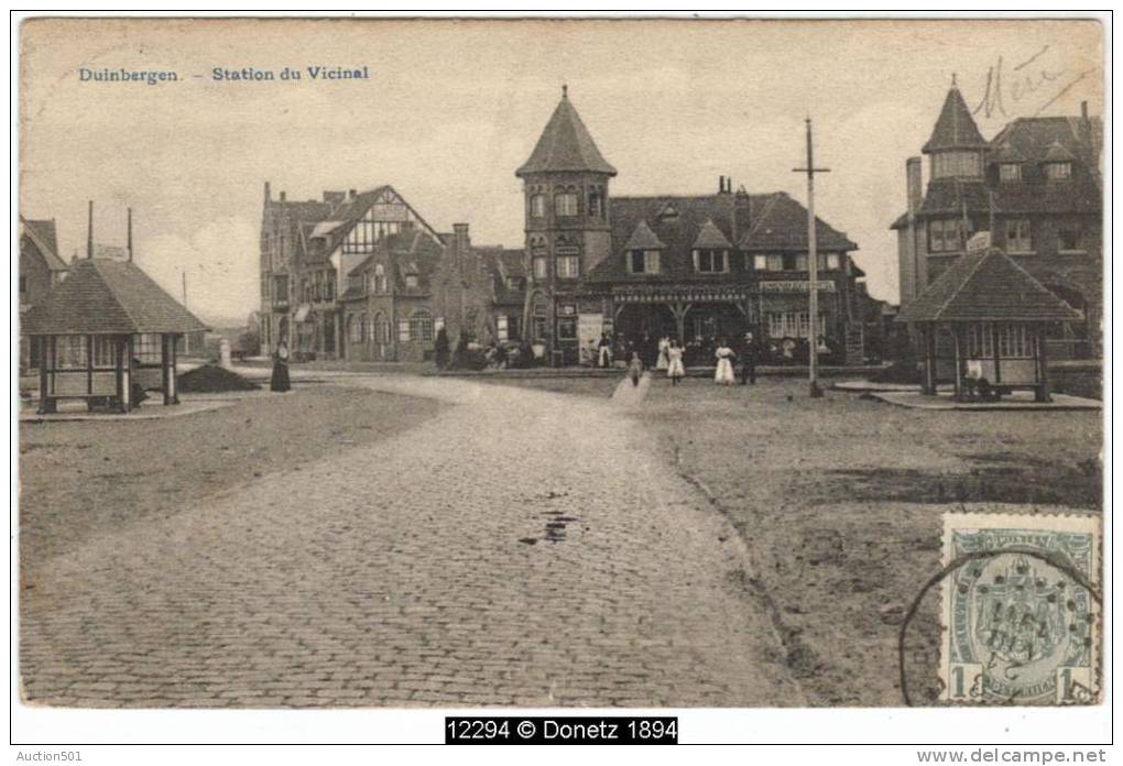 12294g STATION Du VICINAL - Duinbergen - 1911 - Knokke