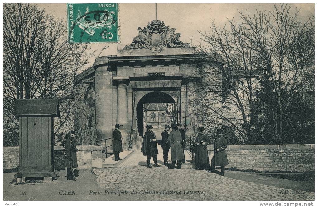 CAEN - Porte Principale Du Château (caserne Lefebvre) - Caen