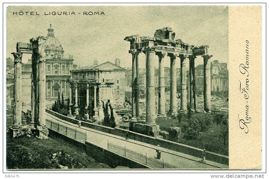 ITALIE : ROMA - HOTEL LIGURIA - Wirtschaften, Hotels & Restaurants