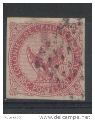 #19# COLONIES GENERALES N° 6 Oblitéré - Eagle And Crown