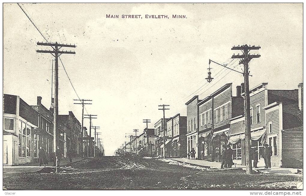 EVELETH - Minnesota - Saint Louis County - US - Main Street 1911 - Autres & Non Classés