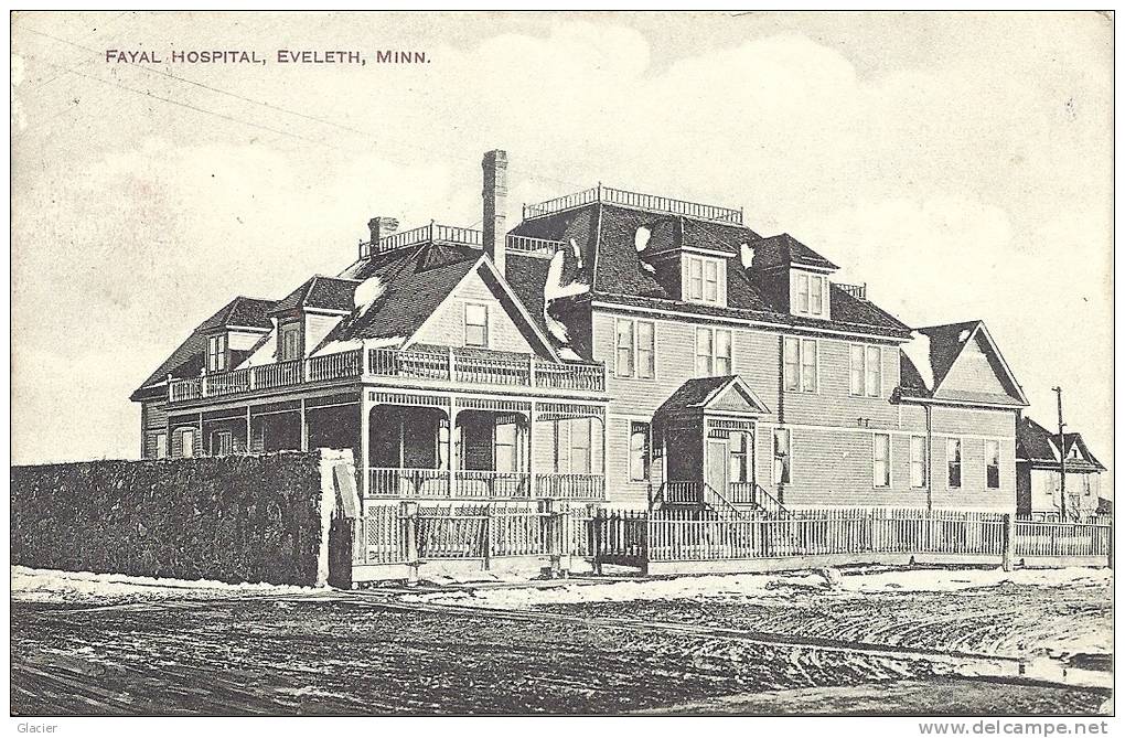 EVELETH - Minnesota - Saint Louis County - US - Fayal Hospital 1910 - Autres & Non Classés