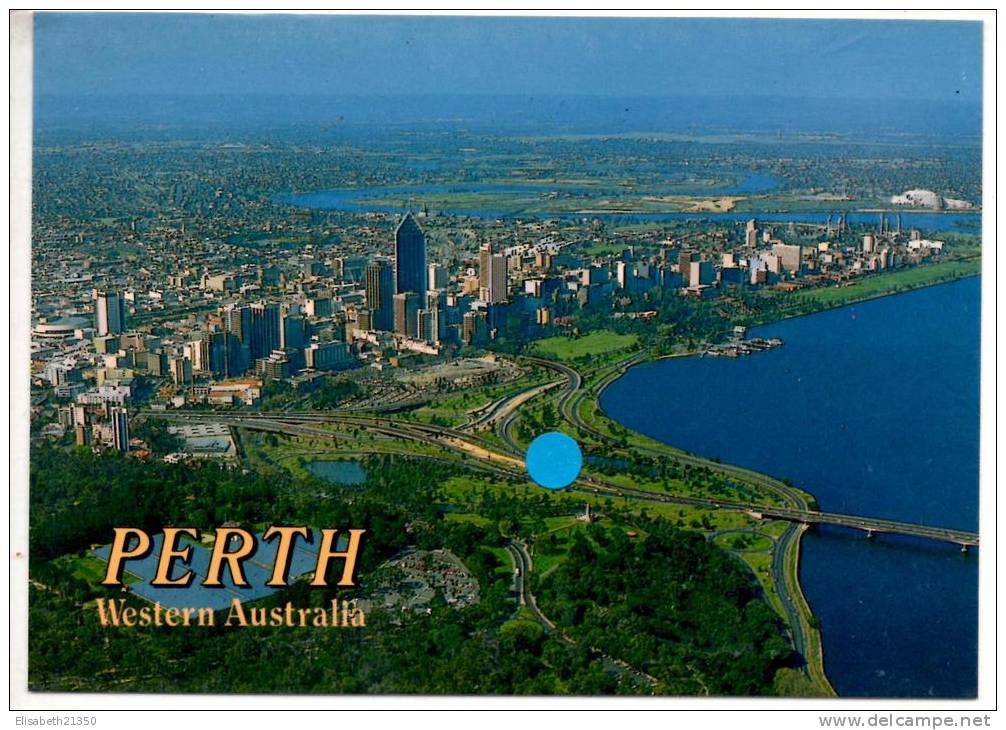 Perth  , Vue Aérienne Du King's Parc Et De La Ville - Perth