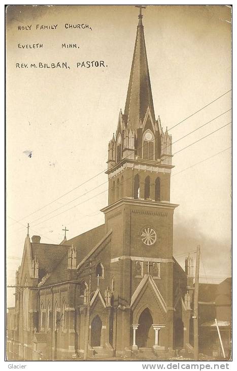 EVELETH - Minnesota - Saint Louis County - US - Holy Family Church 1911 - Autres & Non Classés