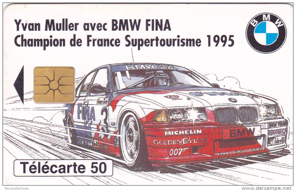 TELECARTE BMW Yvan Muller  @ 11/1995 GEM - 7299 Ex - Auto Voiture - 50 Einheiten