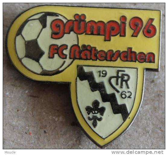 GRÜMPI 96 FOOTBALL CLUB RÄTERSCHEN - SUISSE - SCHWEIZ SOCCER - BALLON   -       2 - Football