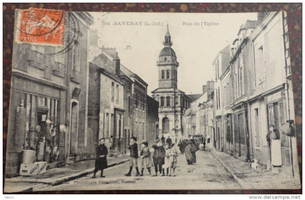 44 SAVENAY RUE DE L´EGLISE N°1876 FERBLANTIERE - Savenay