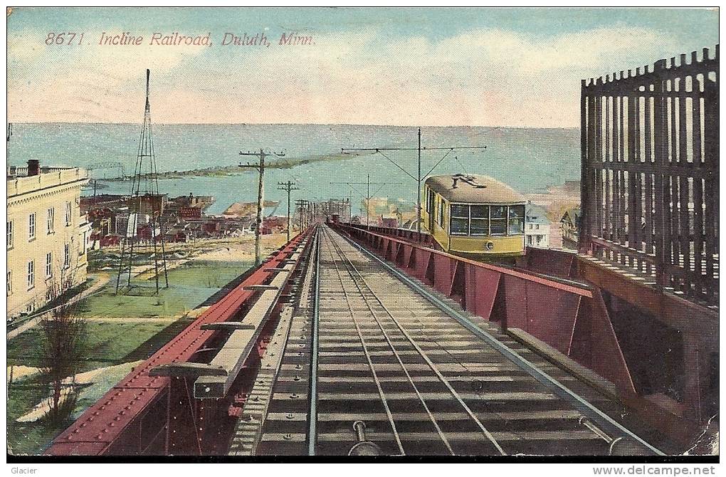 DULUTH - Minnesota - USA -  Incline Railroad -  1913 - Duluth