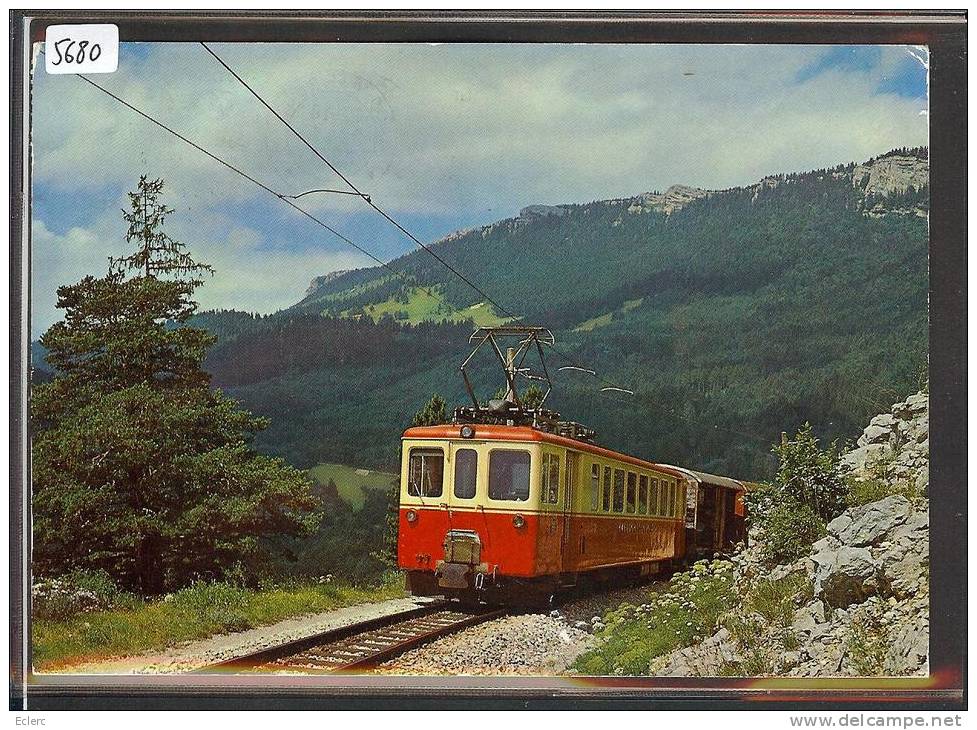 CARTE MODERNE - YVERDON - SAINTE CROIX  - TRAIN  - BAHN - TB - Sainte-Croix 