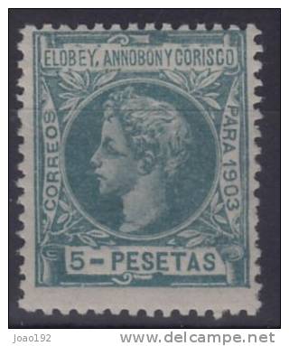 1903 - ELOBEY ANNOBOM Y CORISCO - EDIFIL Nº 17 *** MNH - FIRMA D. ROIG - Elobey, Annobon & Corisco