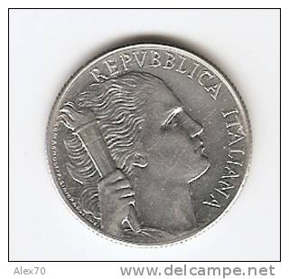 REPUBBLICA ITALIANA LIRE 5 PRIMO TIPO GRAPPOLO D'UVA 1948 - 5 Lire