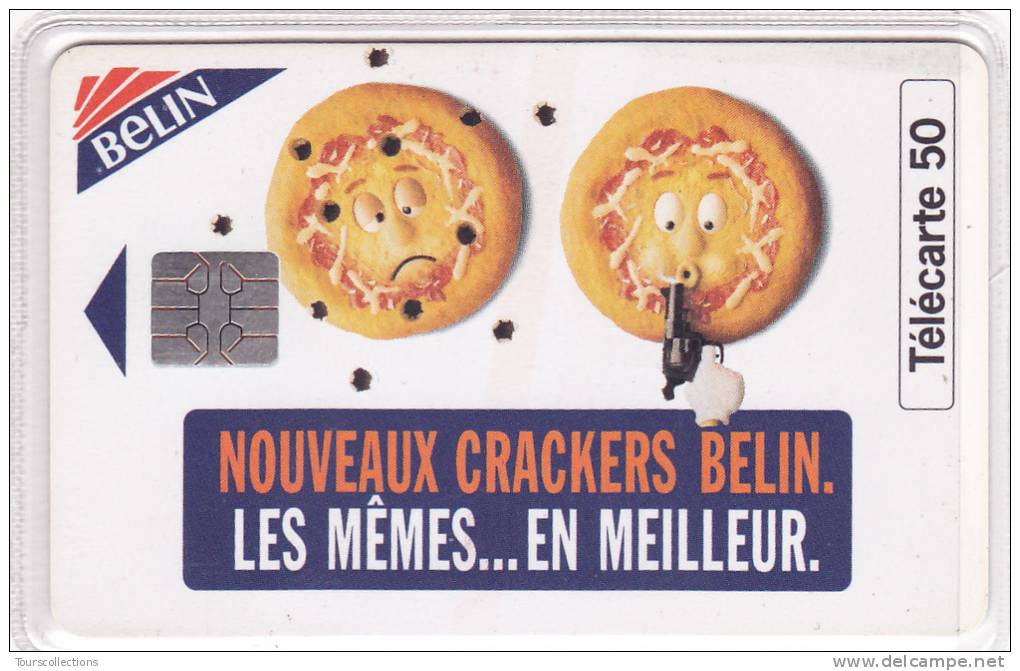 TELECARTE 50 U @ VARIETE Numéro Justifié à Droite - CRACKERS BELIN @ Puce SO5 - 12/1994 - Fehldrucke