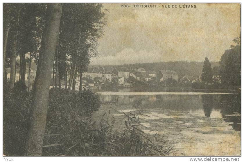 Watermael-Boitsfort :   Vue De L'étang - Watermael-Boitsfort - Watermaal-Bosvoorde