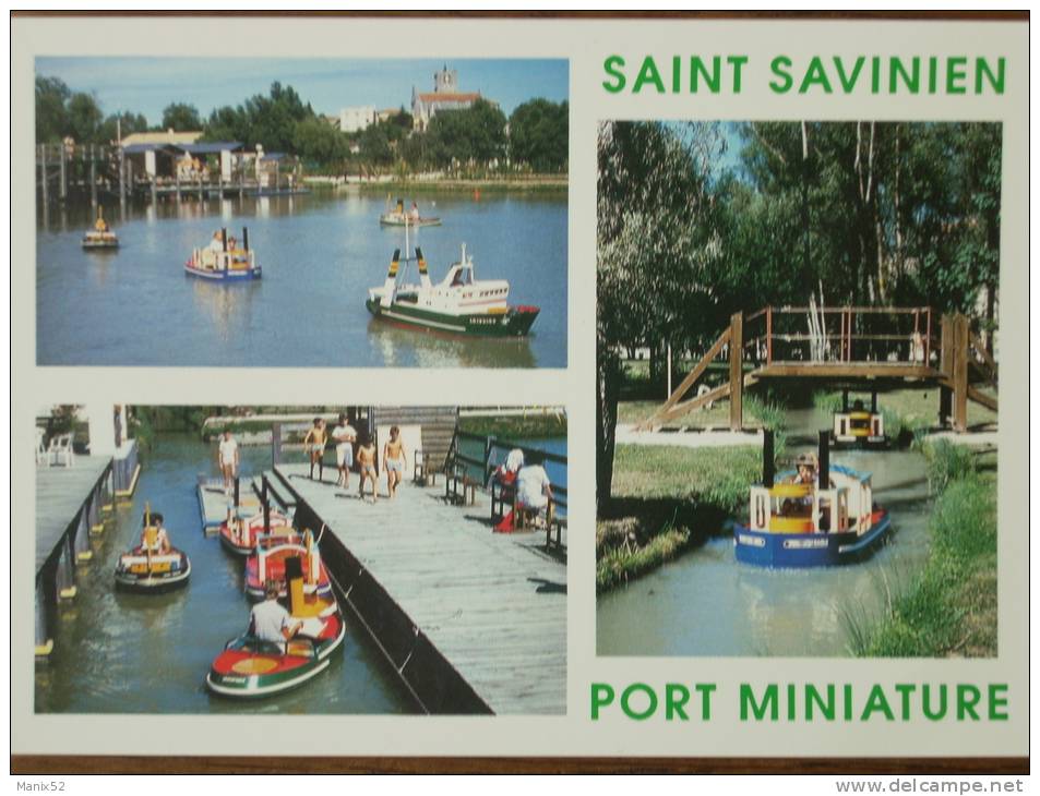 17 - SAINT-SAVINIEN - Le Lac - Port Miniature - Le Chenal Avec Bâteaux. (Multivues) - Autres & Non Classés