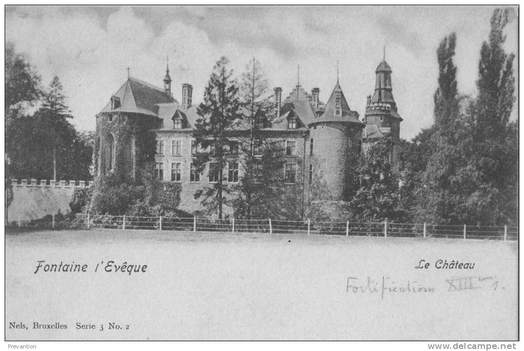 FONTAINE L'EVEQUE - Le Château (Fortification XIII ème Siécle) - Fontaine-l'Evêque
