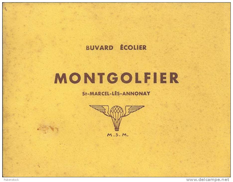 Buvard "MONTGOLFIER" - M