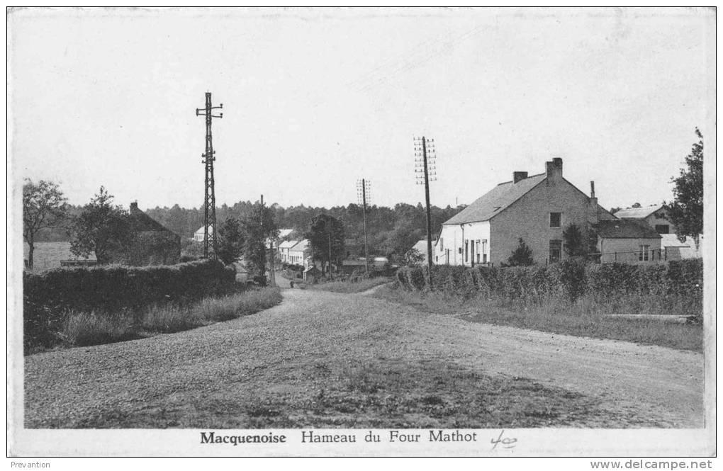 MACQUENOISE - Hameau Du Four Mathot - Superbe Carte - Momignies