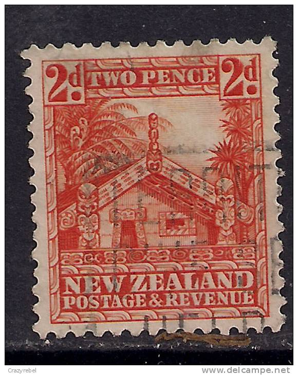 NEW ZEALAND 1935 - 36 KGV 2d ORANGE USED STAMP SG 559...( B396 ) - Gebraucht