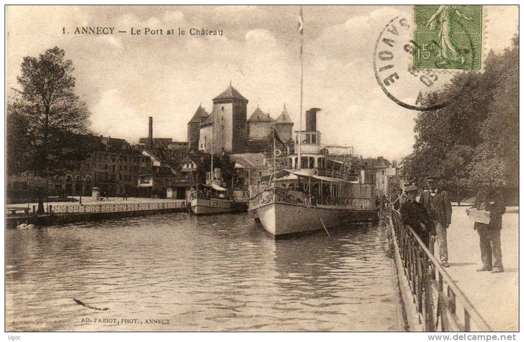 CPA - 74 - ANNECY - Le Port Et Le Château - 889 - Annecy