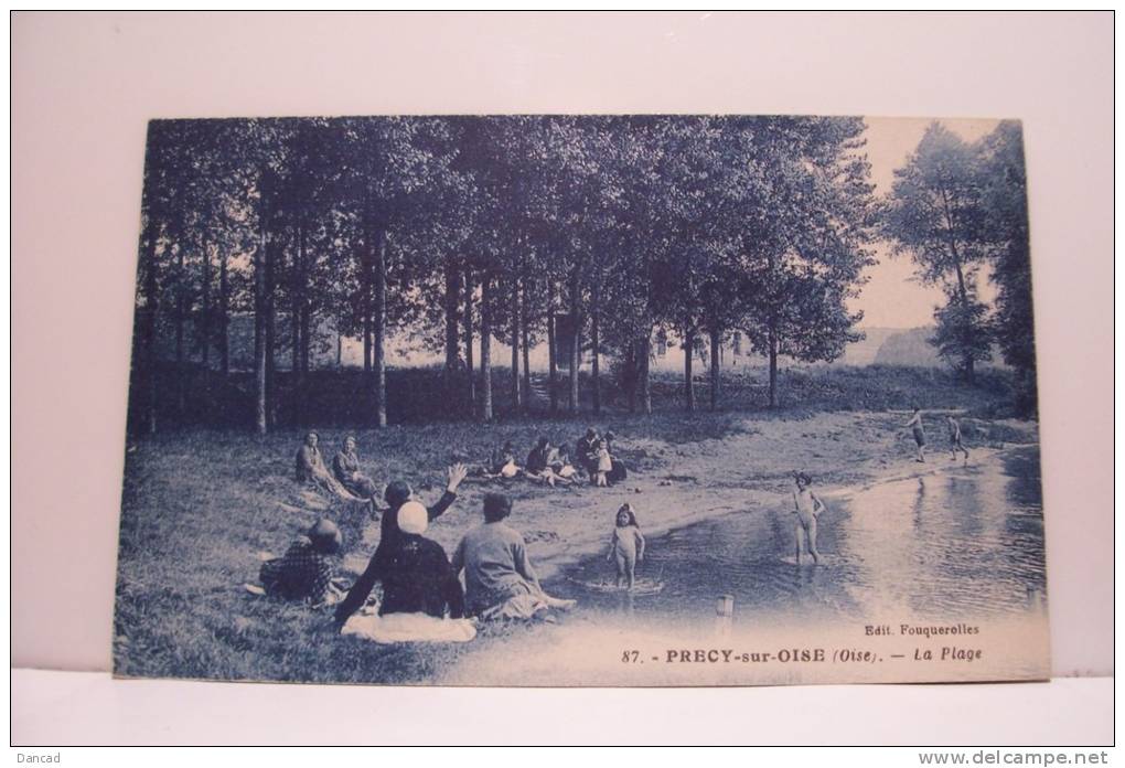 PRECY SUR OISE -LA PLAGE - Précy-sur-Oise