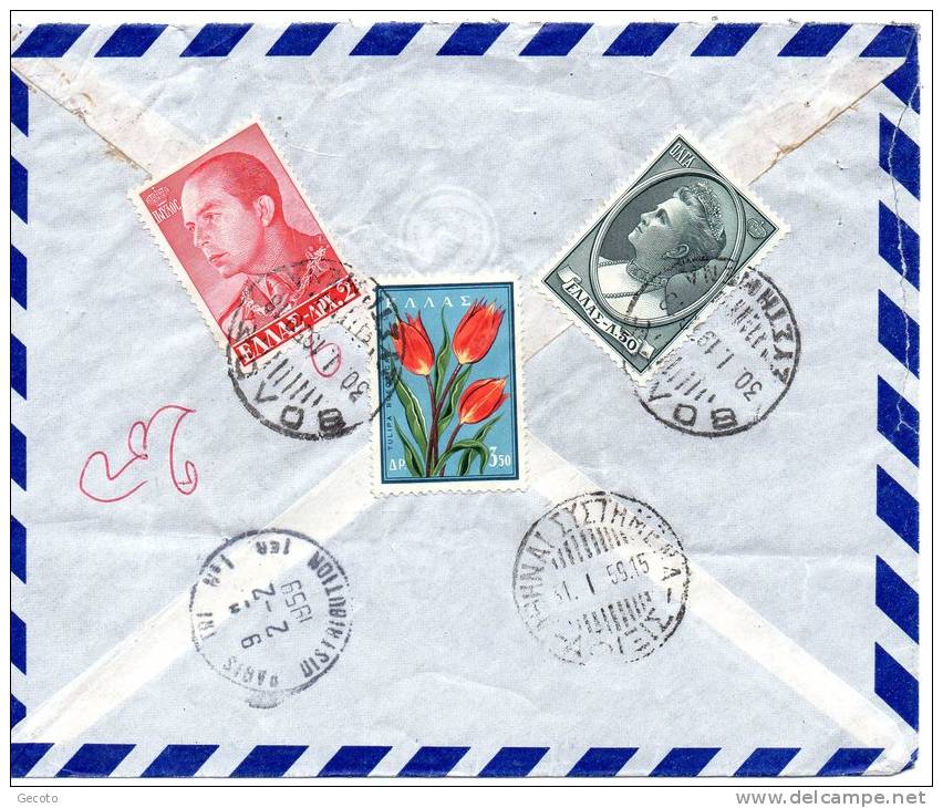 Enveloppe 1959 - Storia Postale