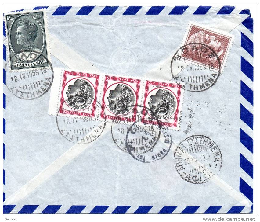 Enveloppe 1959 - Storia Postale