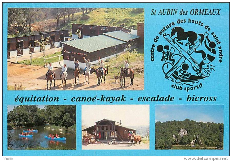 : Réf : N-12- 0169  : Saint Aubin Des Ormeaux équitation - Other & Unclassified