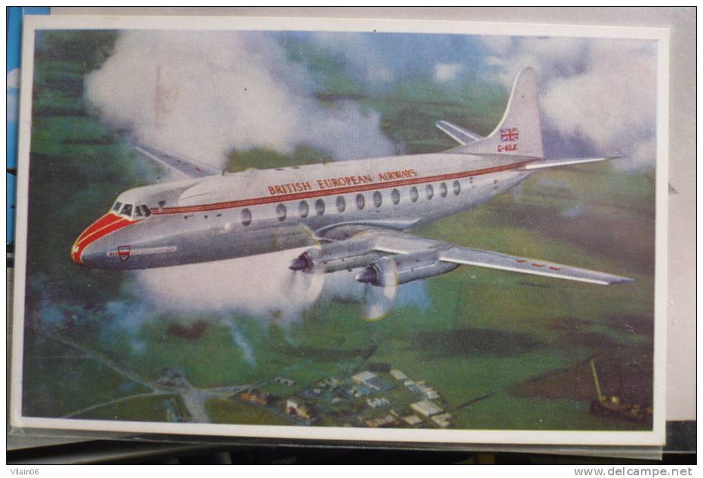 BRITISH EUROPEAN AIRWAYS  VISCOUNT   G AOJC - 1946-....: Ere Moderne